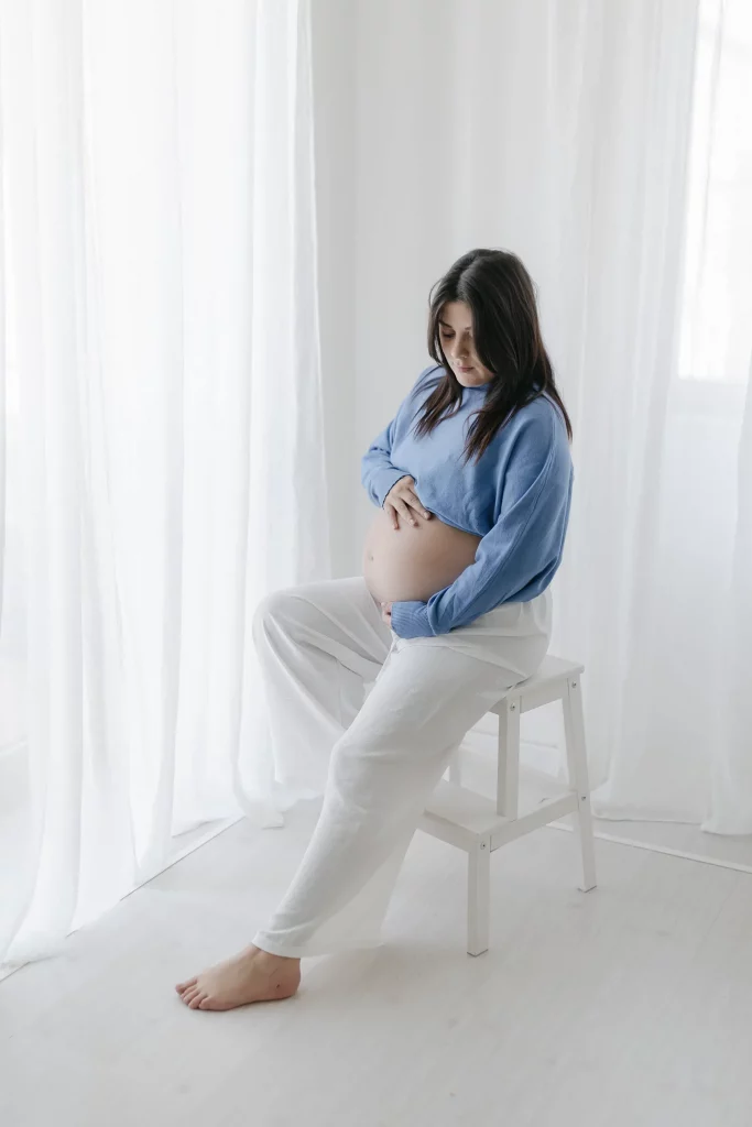 Foto con il pancione blu Calabria