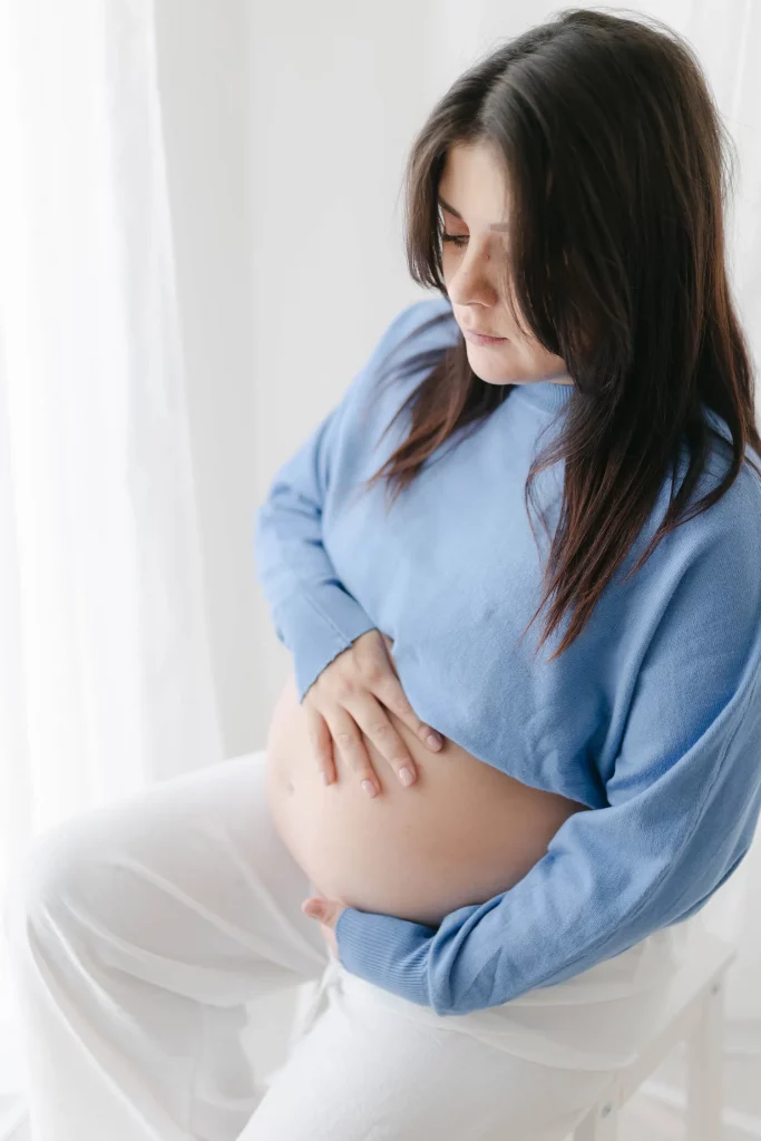 Foto con il pancione blu Calabria