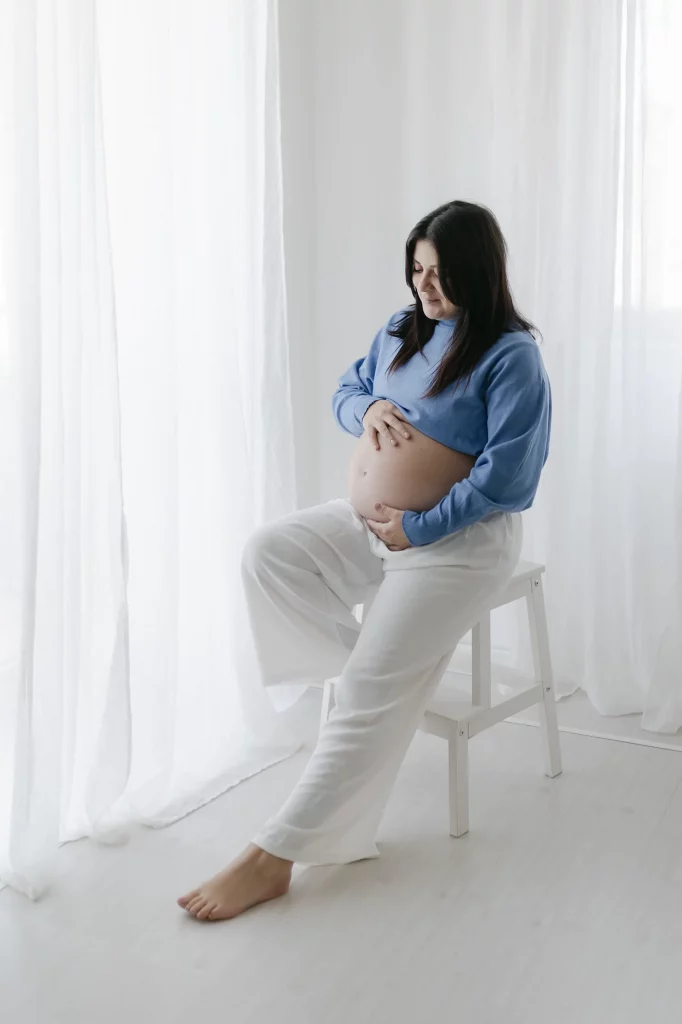 Foto con il pancione blu Calabria