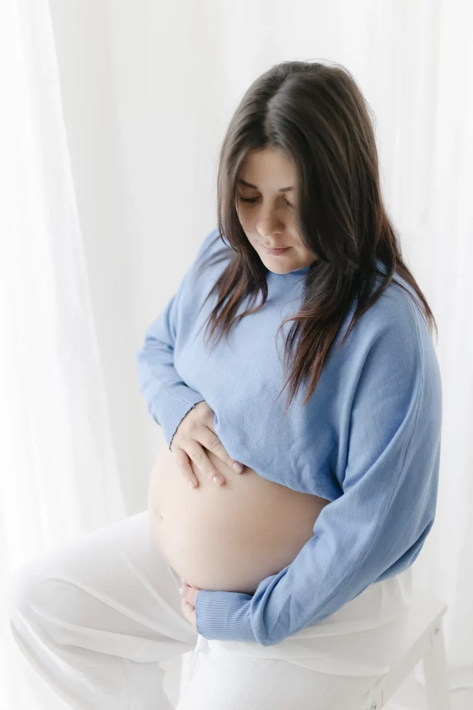 Foto con il pancione blu Calabria