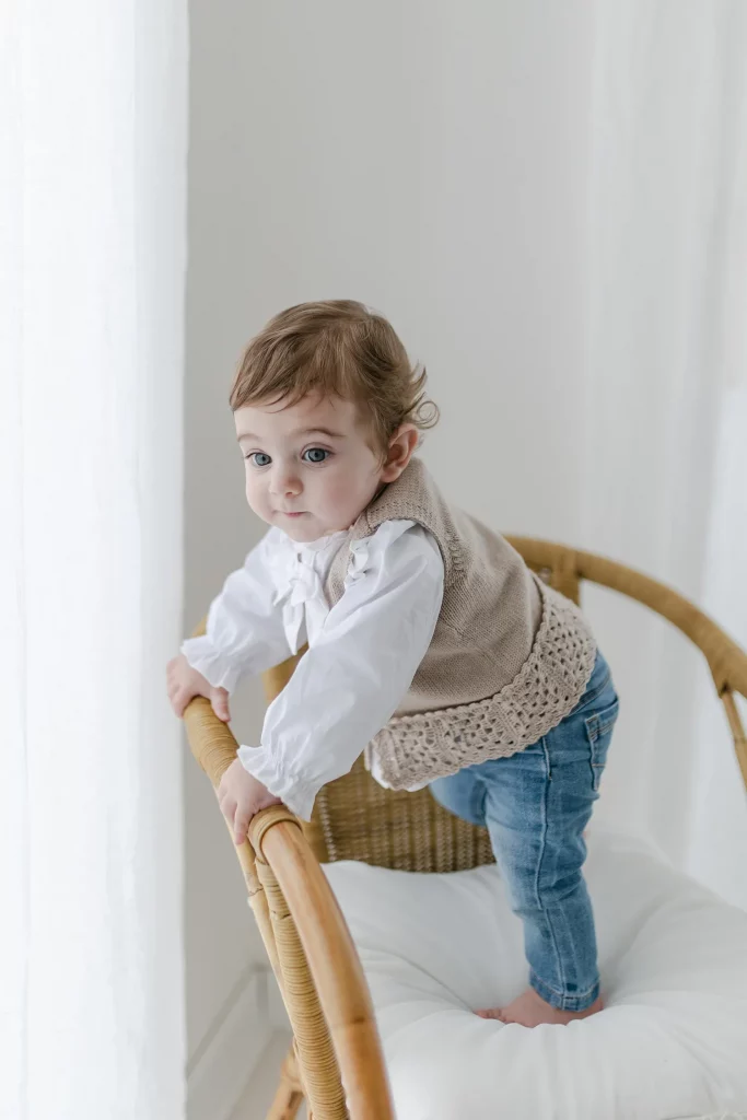 Fotografia di famiglia con neonato