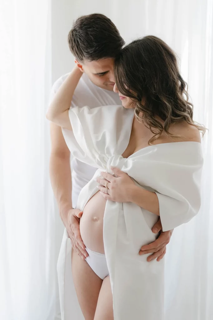 Servizio fotografico maternity elegante Calabria