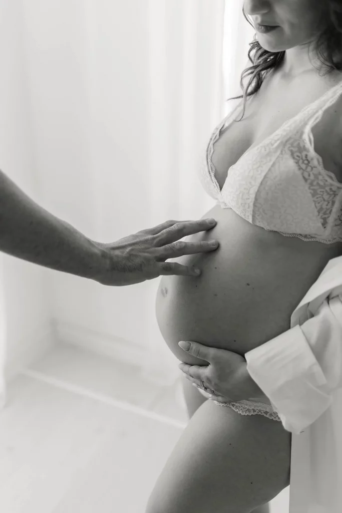 Servizio fotografico maternity elegante Calabria