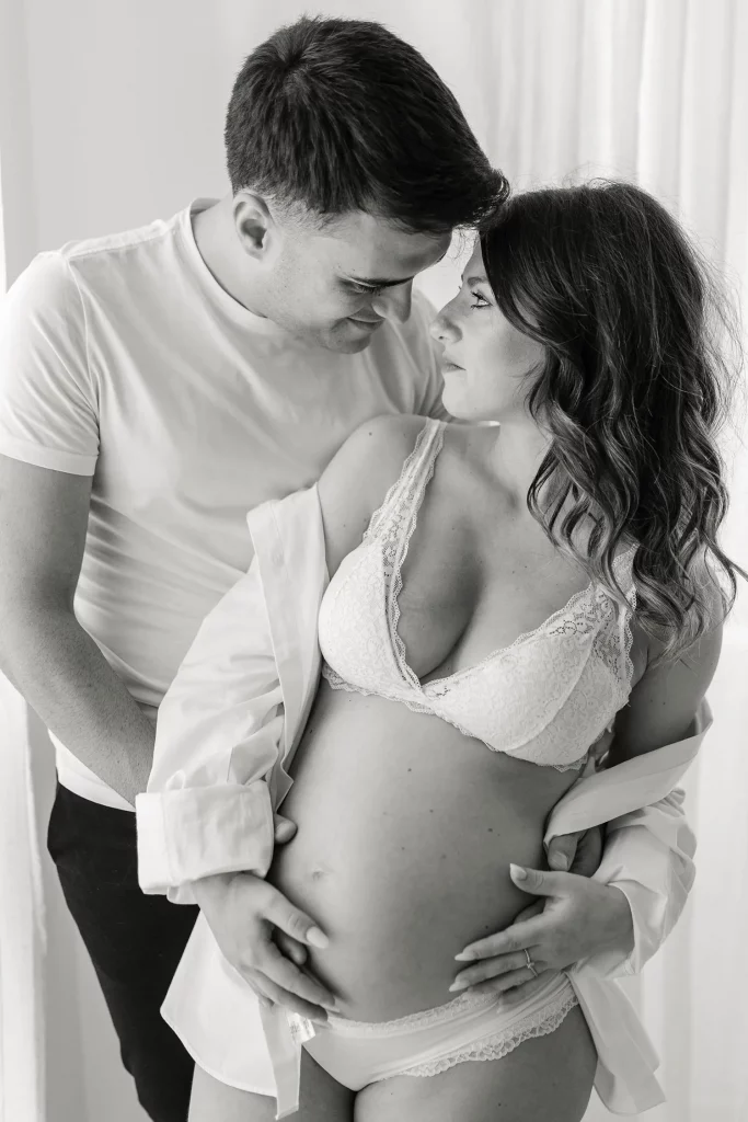 Servizio fotografico maternity elegante Calabria